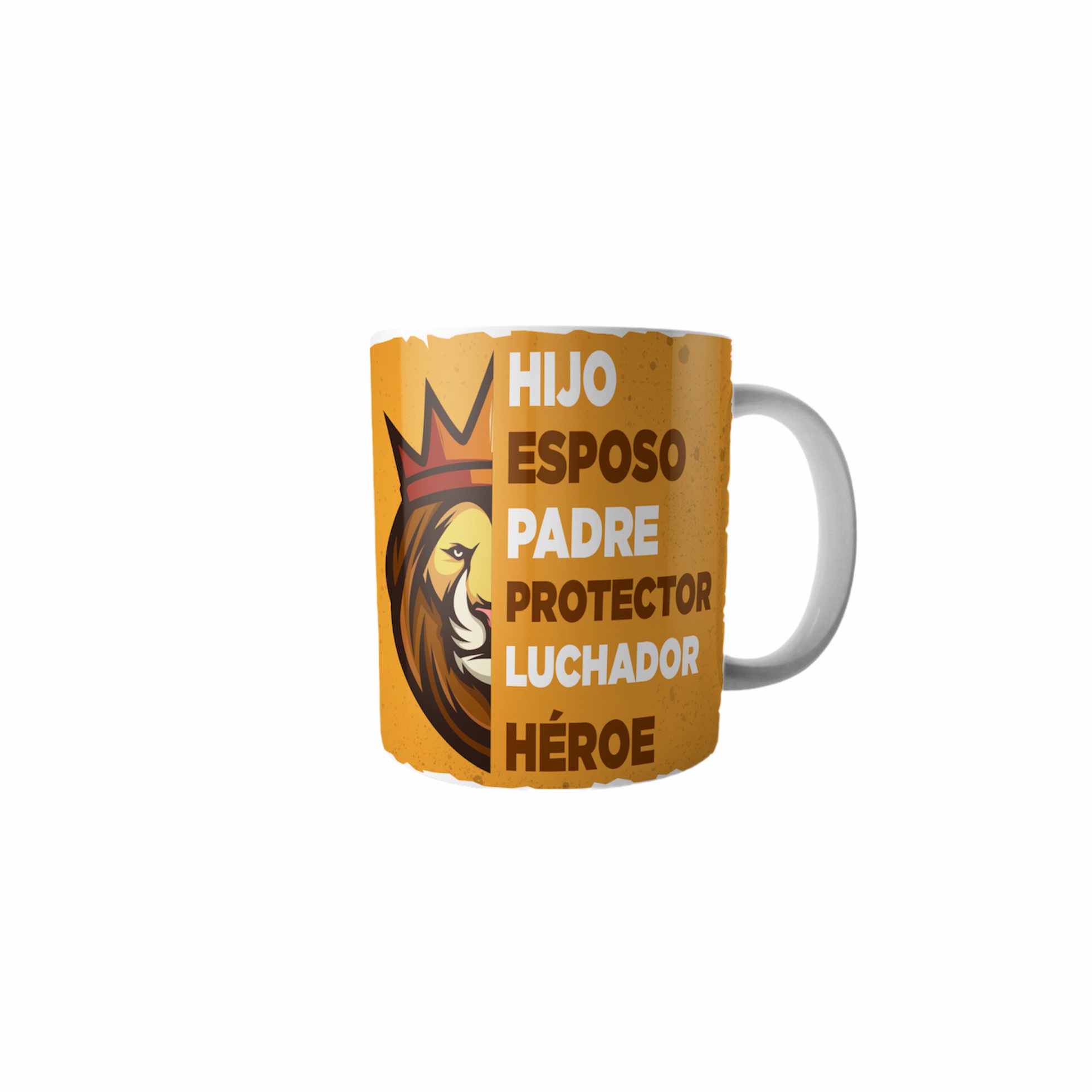 Taza Feliz Dia Del Padre (Cualidades - León) | Feliz Día Papá| Golden Store  Chile