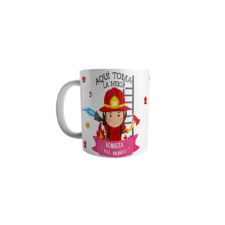 Taza Aquí Toma La Mejor Bombera