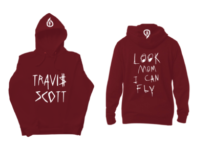 Polerón "Look I can fly" Travis Scott Burdeo