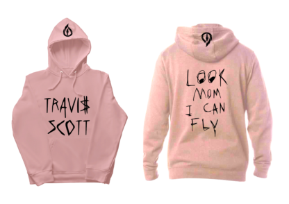 Polerón "Look I can fly" Travis Scott Rosado