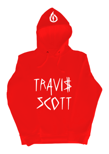 Polerón "Look I can fly" Travis Scott Rojo Delante