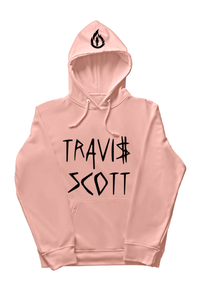 Polerón "Look I can fly" Travis Scott Rosado Delante