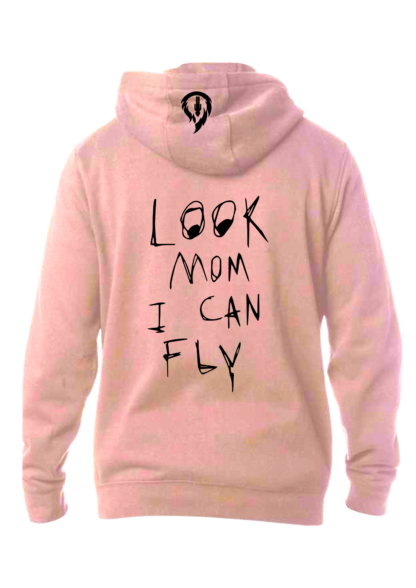Polerón "Look I can fly" Travis Scott Rosado Detrás