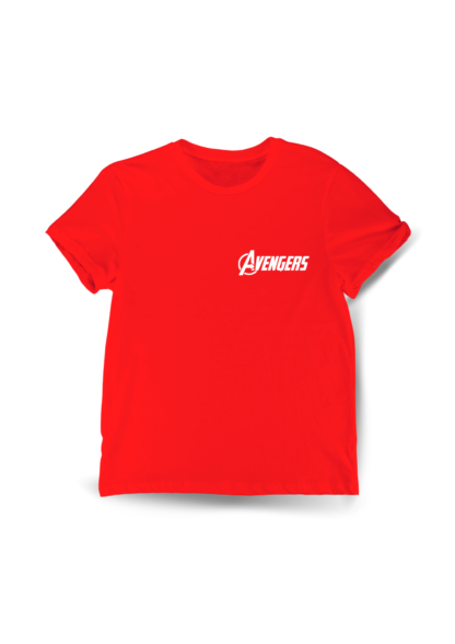 Polera íconos Avengers Delante
