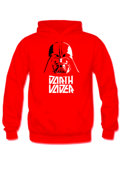 Polerón Cara Darth Vader Rojo
