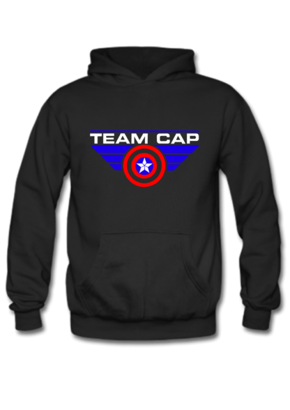 Polerón Team Cap Negro