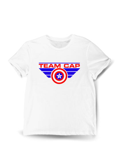 Polera Team Cap Blanca