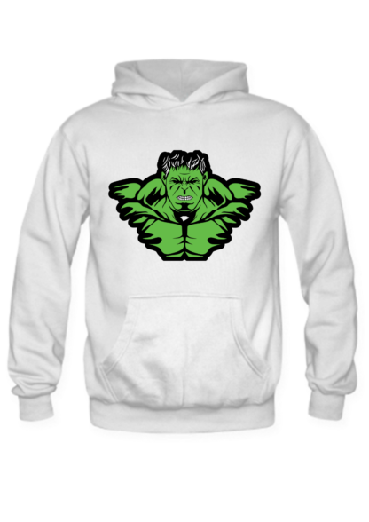 Polerón Hulk a Color Blanco